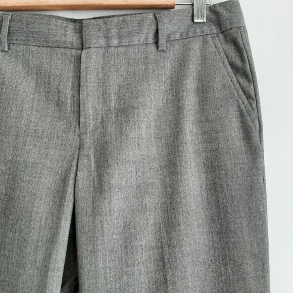 GAP Herringbone Pattern Classic Dress Pants Grey Sz 8 - Picture 5 of 11
